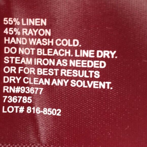 Vtg. East 54th Linen blend Pleated Skirt - Picture 5 of 15